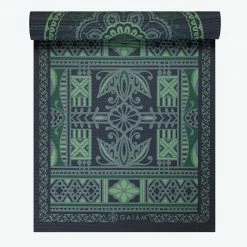 Gaiam Yoga Mats Reversible Boho Folk Yoga Mat (6mm)