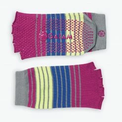 Gaiam Toeless Yoga Socks