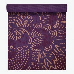 Gaiam Mulberry Cluster Yoga Mat (4mm)