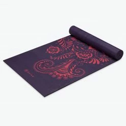 Gaiam Premium Aubergine Swirl Yoga Mat (6mm)