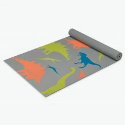 Gaiam Kids Dino Zone Yoga Mat (4mm) Yoga Mats