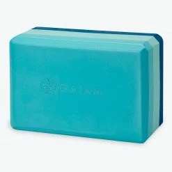 Gaiam Tri-Color Yoga Block Yoga Gear