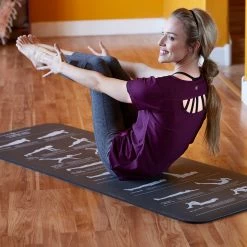 Gaiam Restore Self-Guided Fitness Mat (10mm)