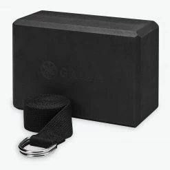 Gaiam Yoga Gear Block & Strap Combo