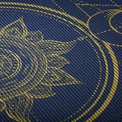 Gaiam Reversible Metallic Sun & Moon Yoga Mat (6mm)