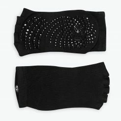 Gaiam Grippy Toeless Yoga Socks - 2 Pack