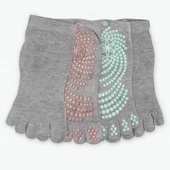 Gaiam Grippy Classic Yoga Socks - 2 Pack