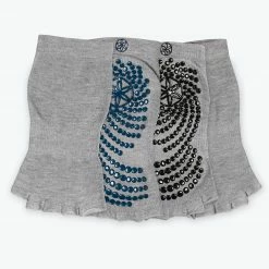 Gaiam Grippy Toeless Yoga Socks - 2 Pack