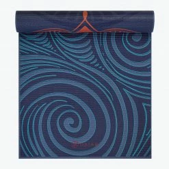 Gaiam Premium Reversible Mandala Mantra Yoga Mat (6mm) Yoga Mats