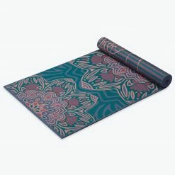Gaiam Premium Reversible Jade Salutation Yoga Mat (6mm)
