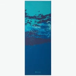 Gaiam Premium Reversible Peaceful Waters Yoga Mat (6mm)
