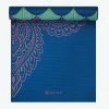 Gaiam Premium Metallic Reversible Scalloped Ink Yoga Mat (6mm) Yoga Mats