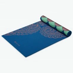 Promo π₯° Gaiam Premium Metallic Reversible Scalloped Ink Yoga Mat (6mm) Yoga Mats β¨ 9 Gaiam Premium Metallic Reversible Scalloped Ink Yoga Mat (6mm) Yoga Mats