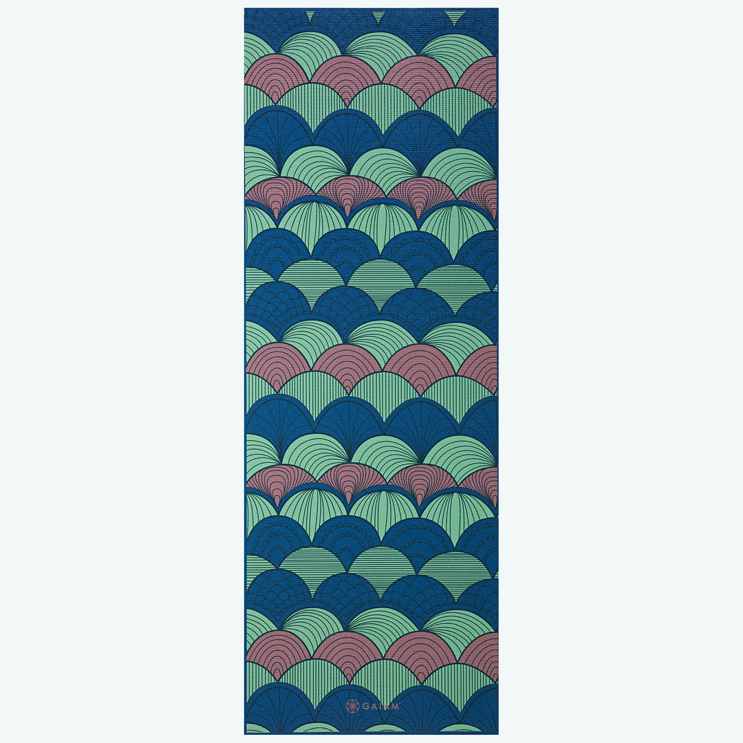 Promo π₯° Gaiam Premium Metallic Reversible Scalloped Ink Yoga Mat (6mm) Yoga Mats β¨ 5 Gaiam Premium Metallic Reversible Scalloped Ink Yoga Mat (6mm) Yoga Mats