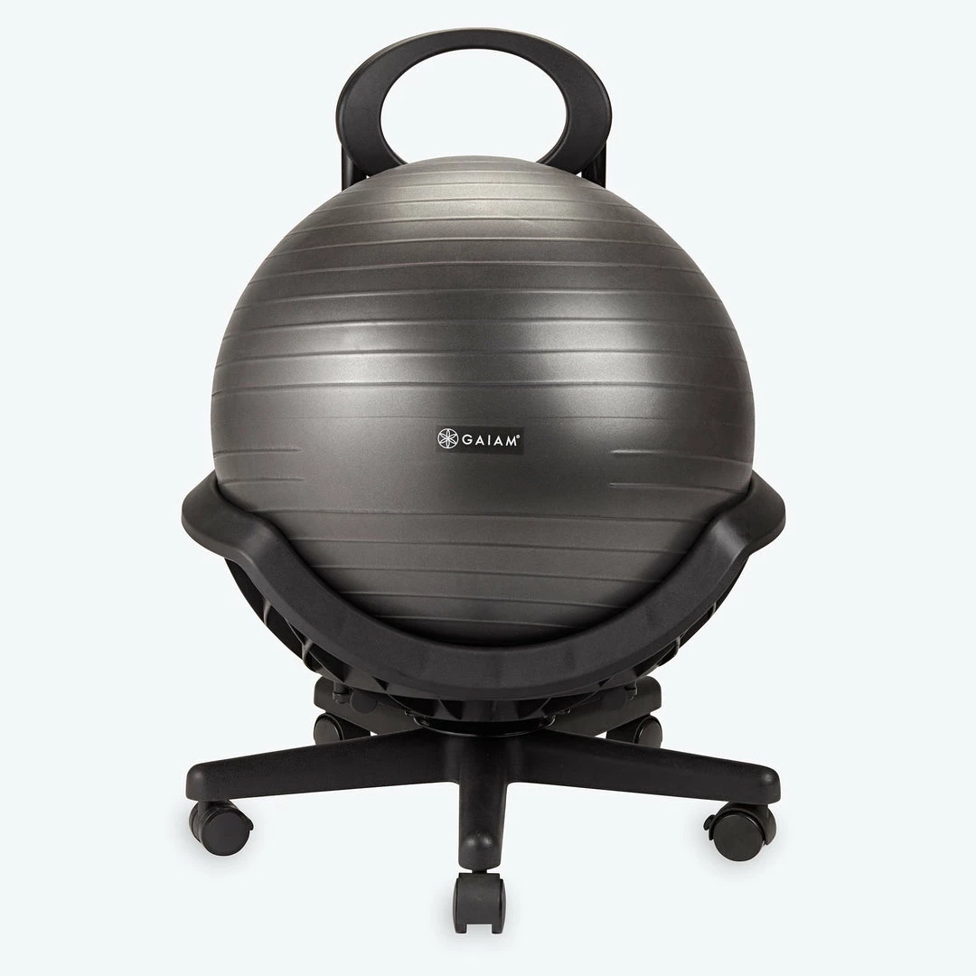 New ๐ Gaiam Ultimate Balance Ball Chair With Swivel Active Sitting ๐ 2 Gaiam Ultimate Balance Ball Chair With Swivel Active Sitting