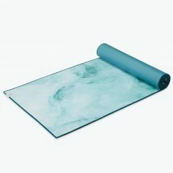 Gaiam Seafoam Toweled Hot Yoga Mat (5mm)