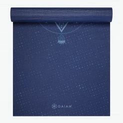 Gaiam Premium Celestial Blue Yoga Mat (6mm)