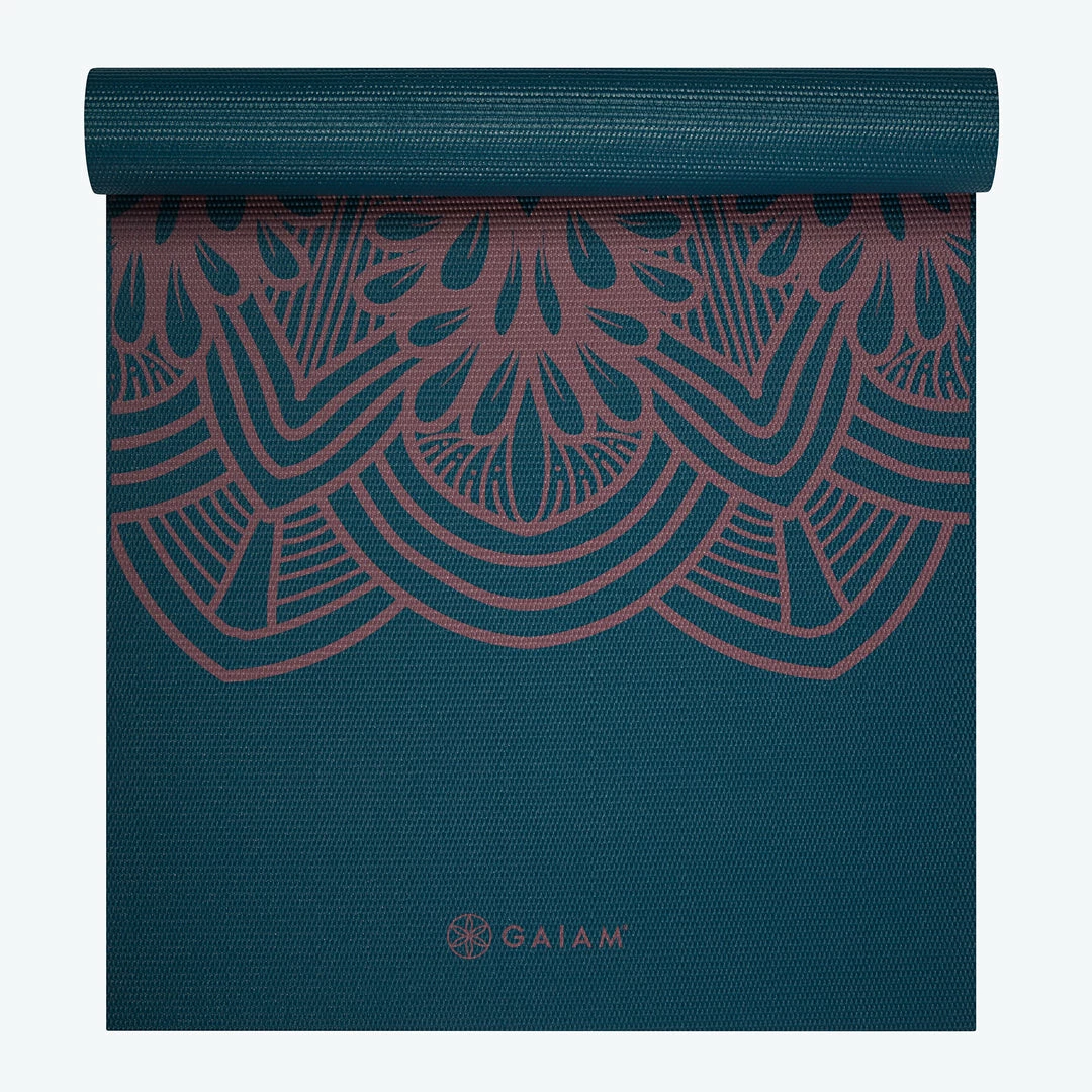 Outlet π Gaiam Premium Sapphire Ink Yoga Mat (6mm) π 1 Gaiam Premium Sapphire Ink Yoga Mat (6mm)