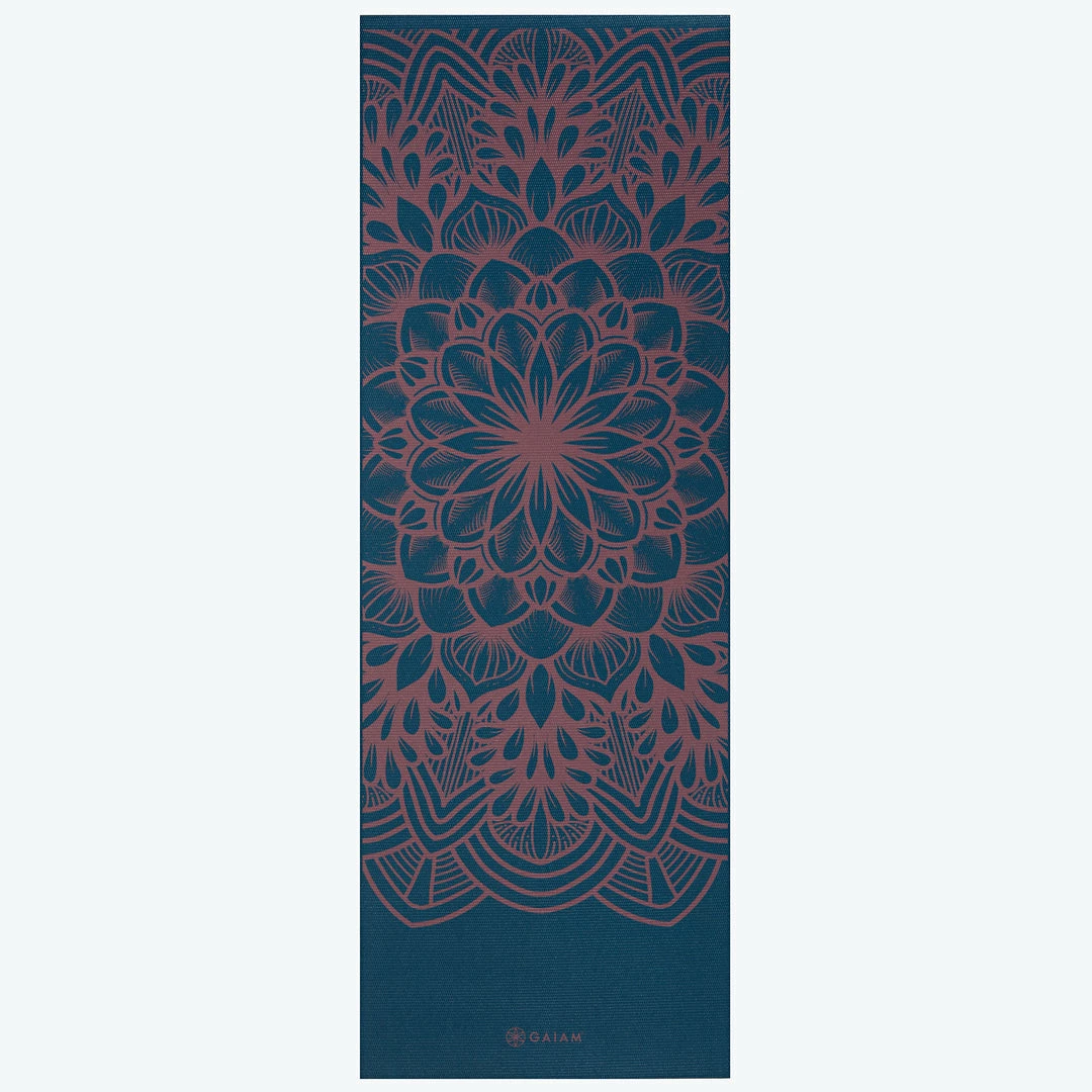 Outlet π Gaiam Premium Sapphire Ink Yoga Mat (6mm) π 2 Gaiam Premium Sapphire Ink Yoga Mat (6mm)