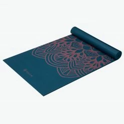 Outlet π Gaiam Premium Sapphire Ink Yoga Mat (6mm) π 6 Gaiam Premium Sapphire Ink Yoga Mat (6mm)
