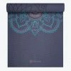 Gaiam Yoga Mats Premium Reversible Purple Illusion Yoga Mat (6mm)