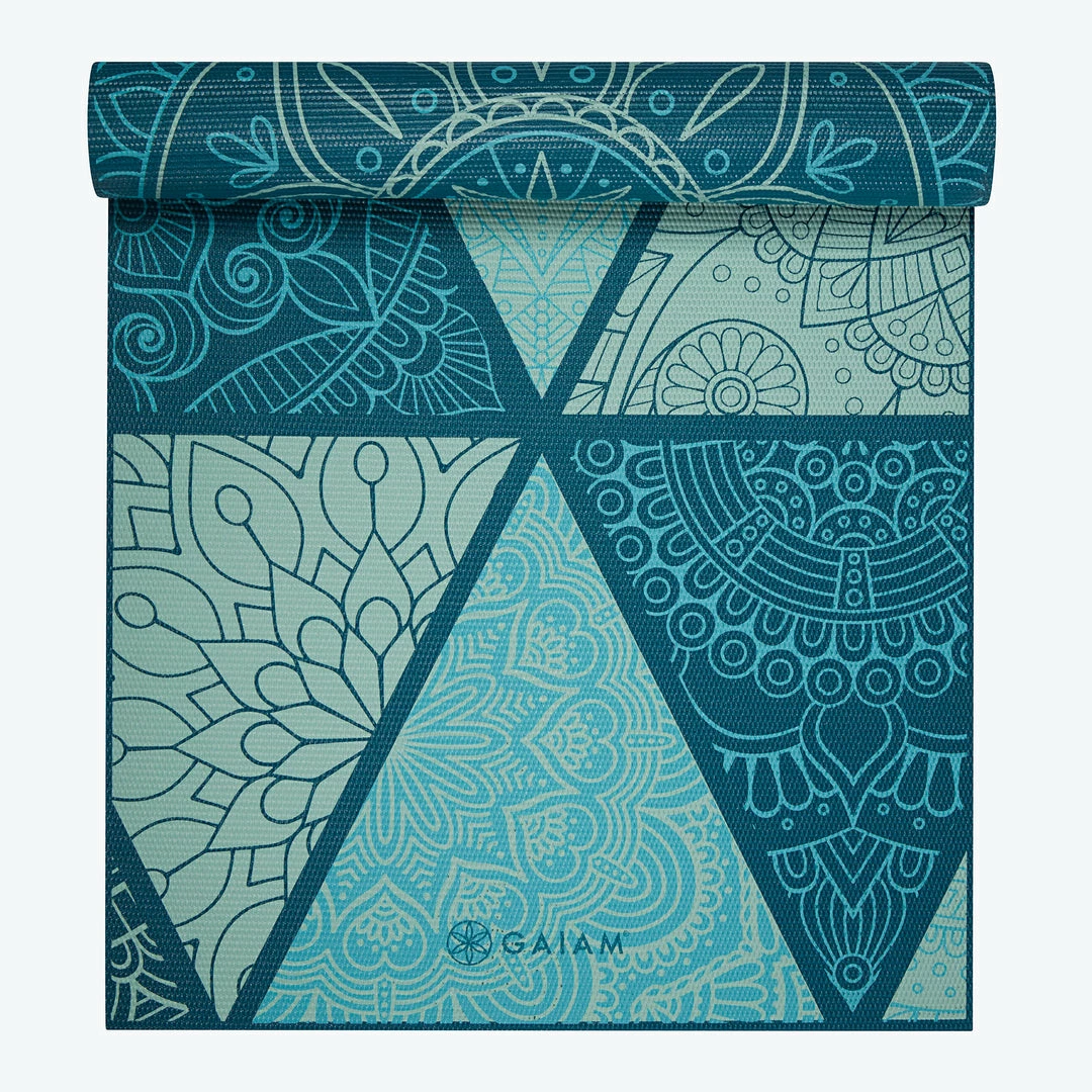 Promo π Gaiam Yoga Mats Premium Reversible Seaglass Yoga Mat (6mm) 𧨠1 Gaiam Yoga Mats Premium Reversible Seaglass Yoga Mat (6mm)