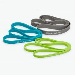 Gaiam Restore Resistance Training Bands 3-Pack Home Gym Essentials