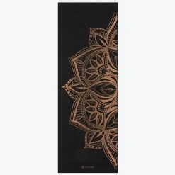 Gaiam Premium Reversible Marbled Bronze Medallion Yoga Mat (6mm)