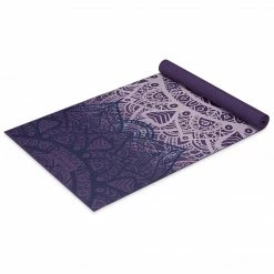 Gaiam Classic Yoga Mat (4mm) - Purple Lattice