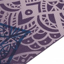 Gaiam Classic Yoga Mat (4mm) - Purple Lattice