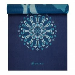 Gaiam Premium Reversible Kaleidoscope Sea Yoga Mat (6mm)