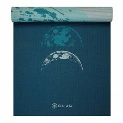Gaiam Premium Reversible Lunar Wave Yoga Mat (6mm)