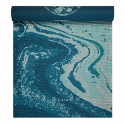 Gaiam Premium Reversible Lunar Wave Yoga Mat (6mm)