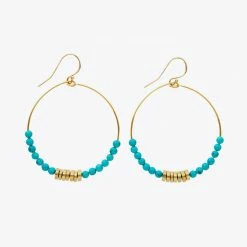 Accessories Silver & Sage Pure & Simple Earrings