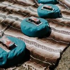 Gaiam Teal Zafu Meditation Cushion - Value 10 Pack Value Packs