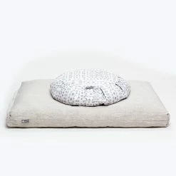 Halfmoon Sit Set: Round Meditation Cushion + Zabuton Yoga Gear