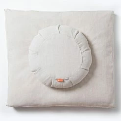 Halfmoon Sit Set: Round Meditation Cushion + Zabuton Yoga Gear