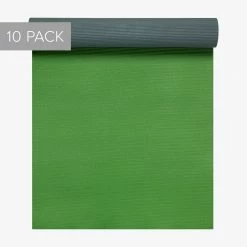 Gaiam Premium 2-Color Honeydew Yoga Mat (6mm) - Value 10 Pack