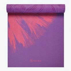 Gaiam Reversible Dandelion Roar Yoga Mat (6mm) Yoga Mats