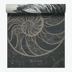 Gaiam Reversible Spiral Motion Yoga Mat (6mm) Yoga Mats