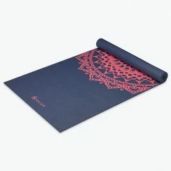 Wholesale π₯ Gaiam Yoga Mats Navy Fleur Marrakesh Yoga Mat (4mm) π 6 Gaiam Yoga Mats Navy Fleur Marrakesh Yoga Mat (4mm)