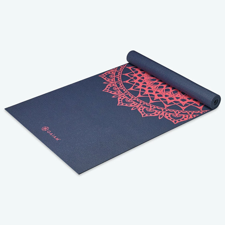 Wholesale π₯ Gaiam Yoga Mats Navy Fleur Marrakesh Yoga Mat (4mm) π 3 Gaiam Yoga Mats Navy Fleur Marrakesh Yoga Mat (4mm)