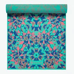Gaiam Yoga Mats Reversible Kaleidoscope Yoga Mat (6mm)