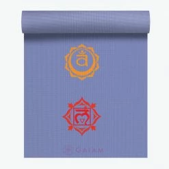 Gaiam Chakra Print Yoga Mat (4mm) Yoga Mats