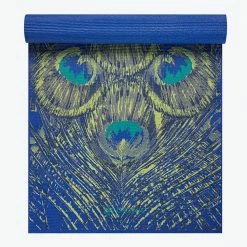 Gaiam Yoga Mats Premium Sapphire Feather Yoga Mat (6mm)