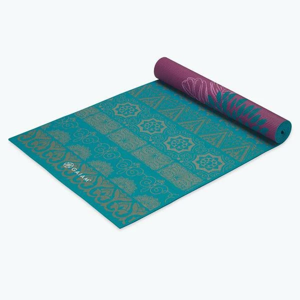 New π Gaiam Reversible Kiku Yoga Mat (6mm) π― 6 Gaiam Reversible Kiku Yoga Mat (6mm)