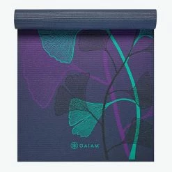 Gaiam Premium Lily Shadows Yoga Mat (6mm) Yoga Mats