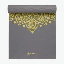 Gaiam Yoga Mats Premium Citron Sundial Yoga Mat (6mm)